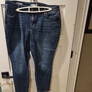 Vigoss Women's Dark Blue Ankle Jeans